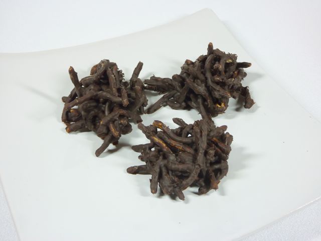 Homemade Chocolate Walnut Chow Mein Bites